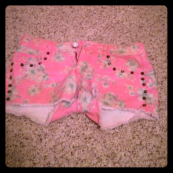 Mossimo hot pink short shorts