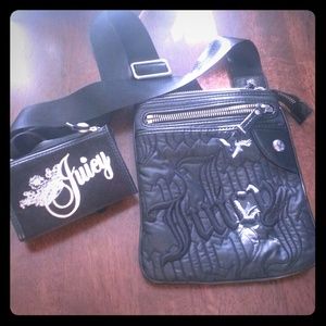 Juicy Couture side bag and wallet