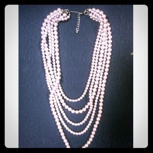 *sold in bundle***Layered Pearl Necklace