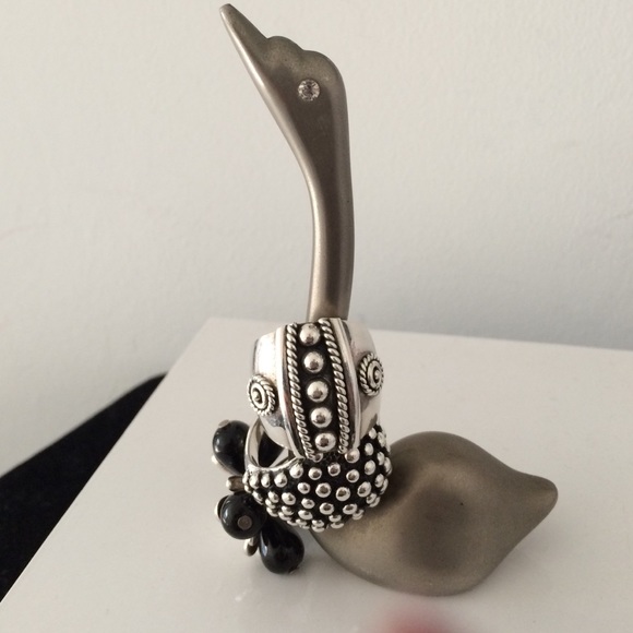 Ring Holder matte Silver color - Picture 3 of 3