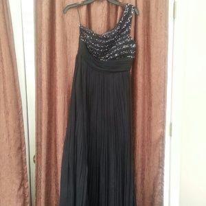 Black evening gown