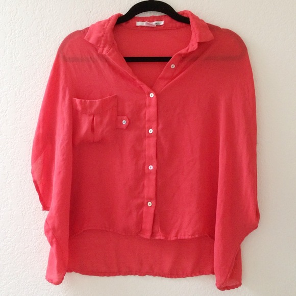 CORAL BLOUSE