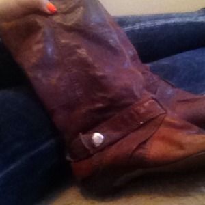 Brownish chestnut looking boots