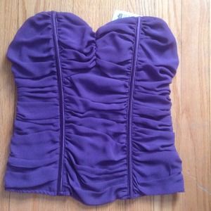 Purple corset
