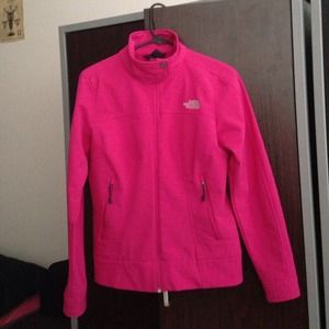 North Face hot pink fleece