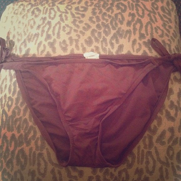 Dark brown bikini bottom