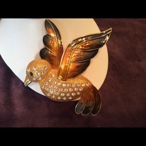 Biggest Nicest Bird Brooch Ever