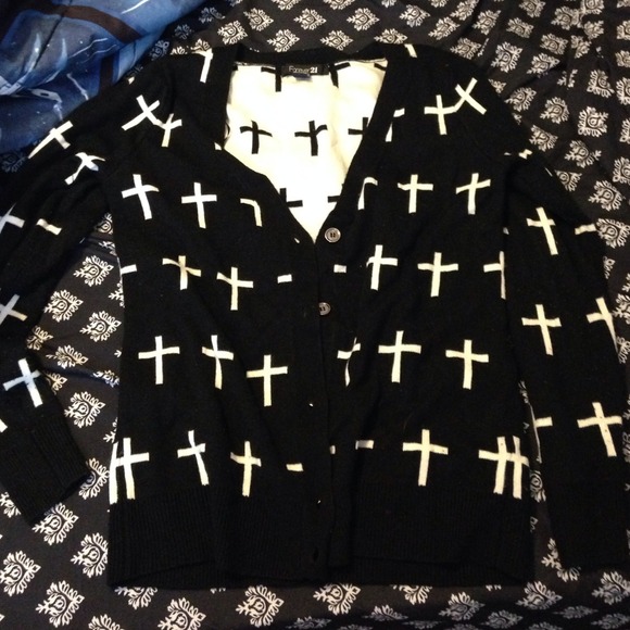 Cross cardigan