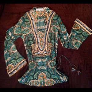 ✨❗️SOLD❗️✨Monique Leshman Boho Glam Tunic
