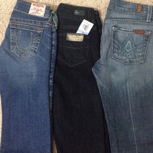 True religion ONLY jeans (7sold) Sz 24/25
