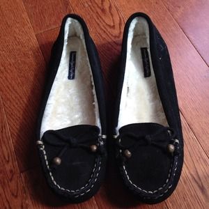 Black moccasins