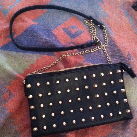 Purse with gold studs