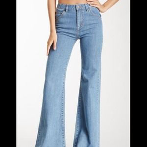 RVCA wide leg denim