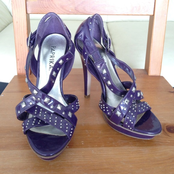 Studded scrappy heels