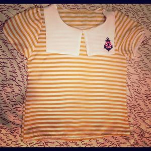 ✨❗️SOLD❗️✨ADORABLE Vintage Nautical "Sailor" Shirt