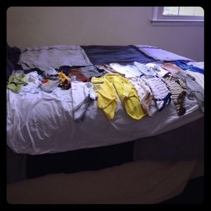 21 baby boy onesies, hardly worn