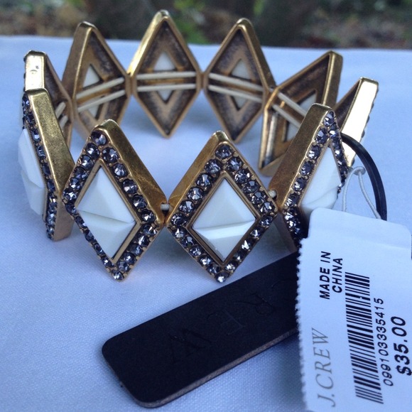Jcrew Triangle Resin Stretch Bracelet - Picture 2 of 4