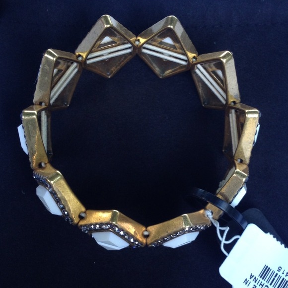 Jcrew Triangle Resin Stretch Bracelet - Picture 4 of 4