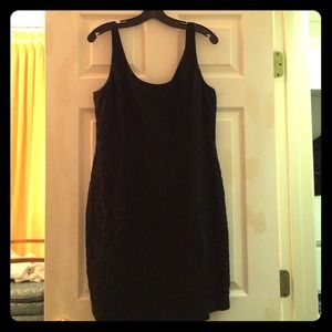 Sexy vintage plunge back LBD