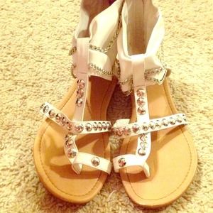 Size 10 gladiator sandals! Worn twice.