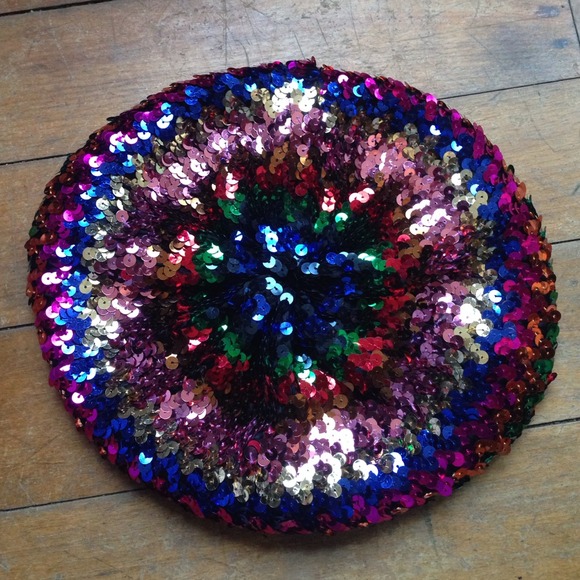 Sequin hat