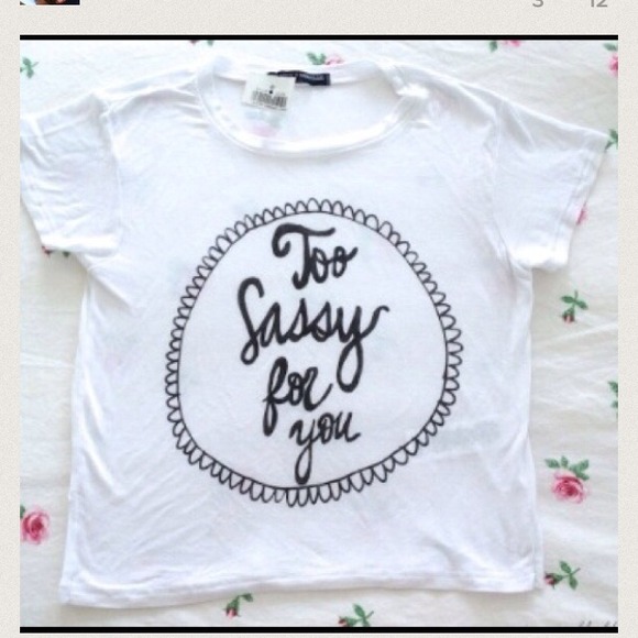 💯🙌sold🙌💯Brandy Melville Too sassy for you