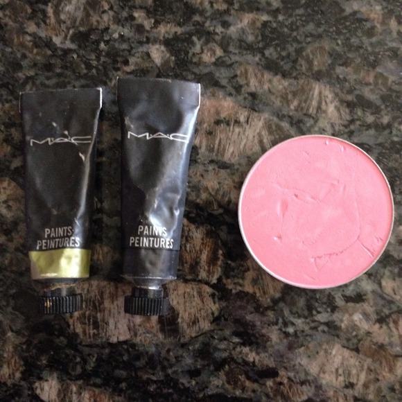 MAC Paints & Pink Swoon Sheertone blush