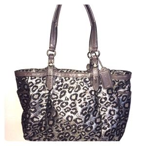 Leopard print Coach handbag