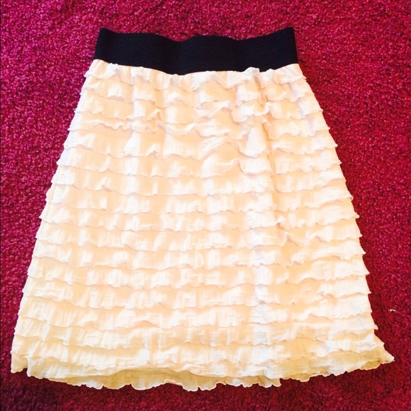 Salmon pink skirt