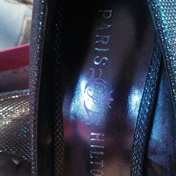Paris Hilton Pewter Ice Crystal Pumps*SOLD* - Picture 3 of 4
