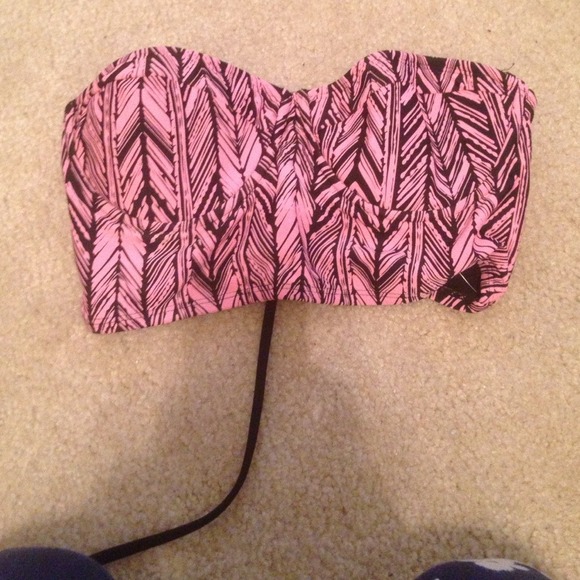Brand new bustier pink bikini top