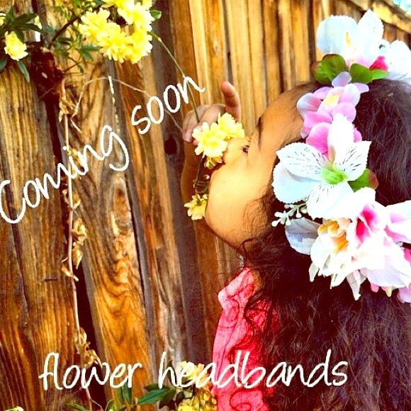 Flower headband and halos (adult & kids)