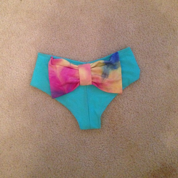 Lolli swim inspired bow bikini bottoms