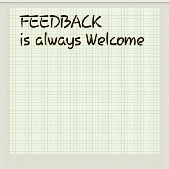 Leave feedback here