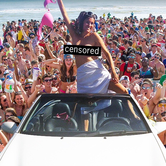 “Spring Break” White Skirt - Picture 4 of 4