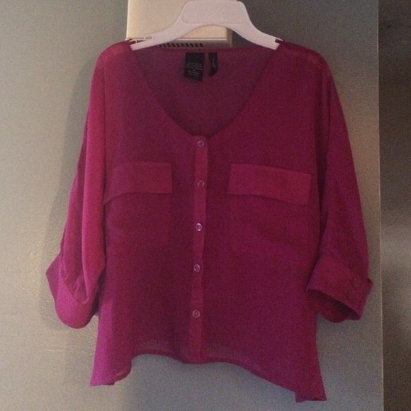 Fuchsia Crop Top
