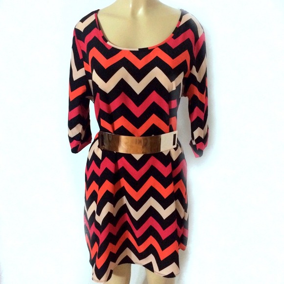 🚫Sold🚫Crazy cute Chevron dress