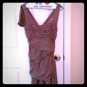 Olive green Bebe dress