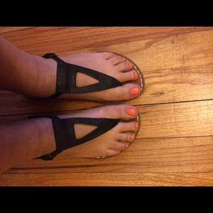 Black sandals