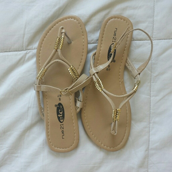 Tan sandals
