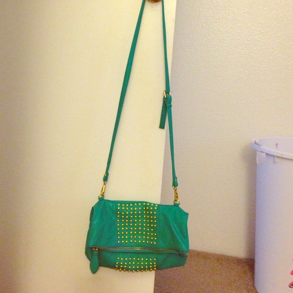 Mint green cross body