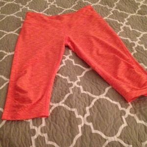 Calvin Klein orange space dye workout pants