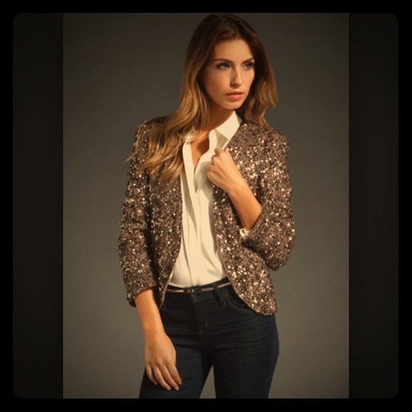 SOLD  Parker sequin embellished jacket