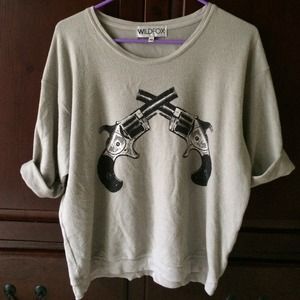 Wildfox Couture Double Guns Sweater