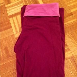 Victoria's Secret Moda Int'l S yoga pants fuchsia