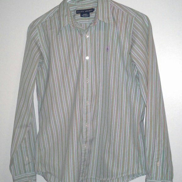 Long Sleeved Striped Blouse