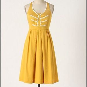 🎉HP!🎉 Anthropologie Floreat Anchors Aweigh dress