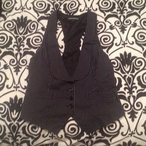 Express pinstripe vest