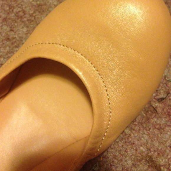 BCBGMAXAZRIA blush shimmer flats - Picture 3 of 3