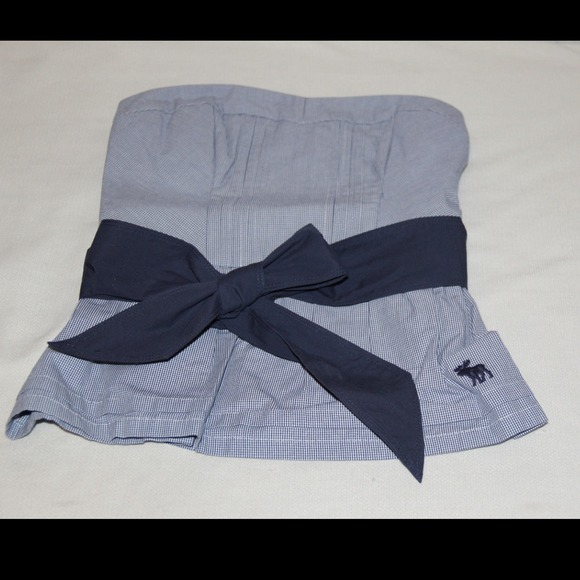 NEW!! Abercrombie & Fitch Strapless Top Size LARGE